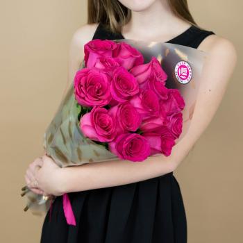 Букет из розовых роз 15 шт 40 см (Эквадор) артикул букета - 11256tol