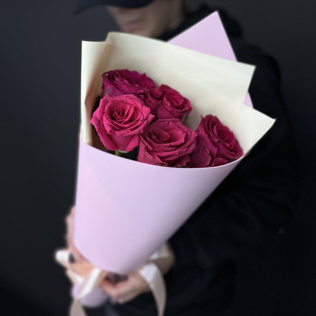 40 см Розовые розы (Эквадор)